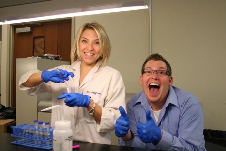 Katie and Donovan in the lab.jpg