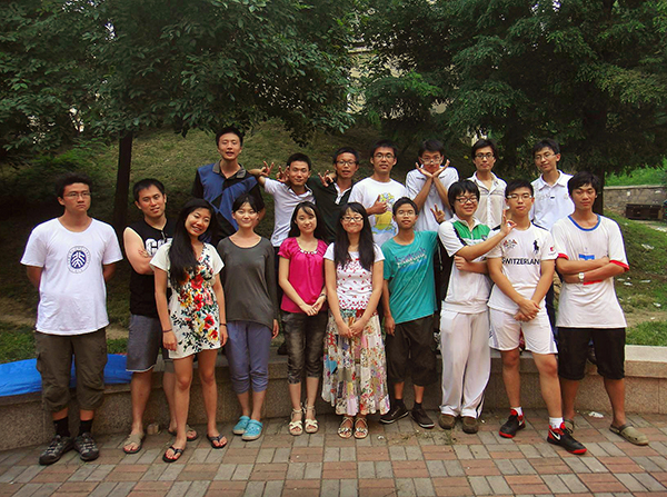 Figure 7. Group photo of Peking and OUC-China iGEM team members.